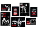 Hyggelig Home Poster Sport Motivation - Premium Poster Set 7 Wandbilder, Sprüche, Collage Fitness Bild 2