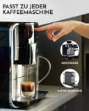 NEOLYMP Thermotasse 4er Set Cappuccino Tassen doppelwandig transparent Bild 3