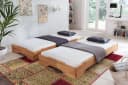 Empinio24 Stapelbett Juist 2er Set Massivholz Braun Bild 1