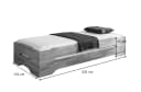 Empinio24 Stapelbett Juist 2er Set Massivholz Braun Bild 5