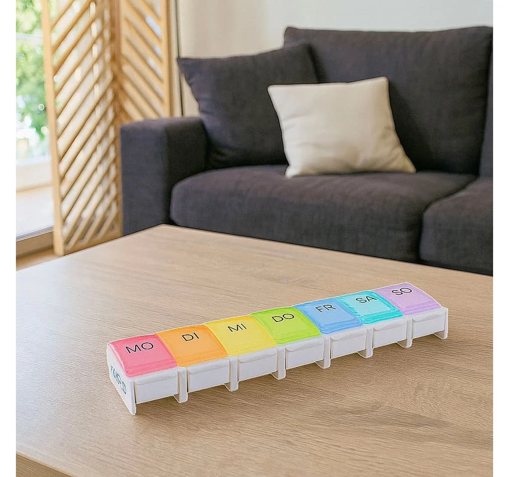 VABIONO Pillendose Tablettenbox Medikamentenbox Wochendosierer - Bild 4