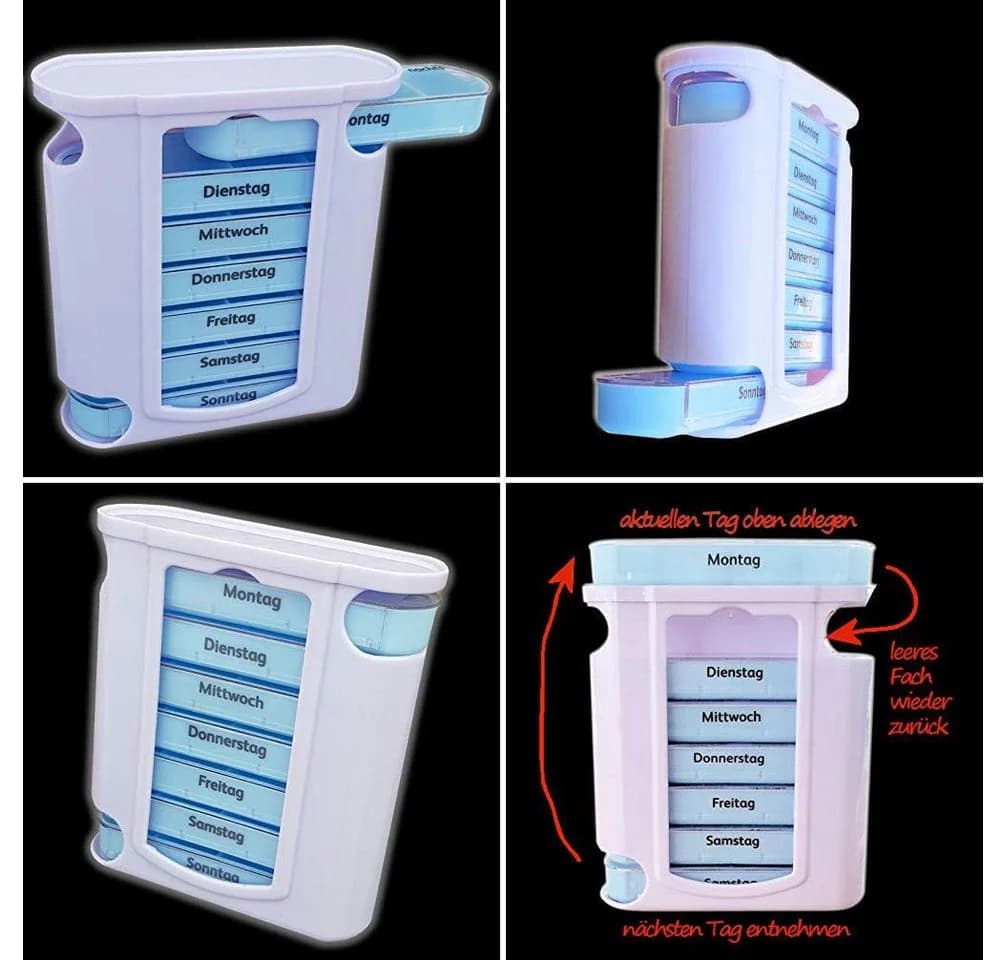 VABIONO Pillendose Wochendosierer 5 St. BPA-frei - Bild 3