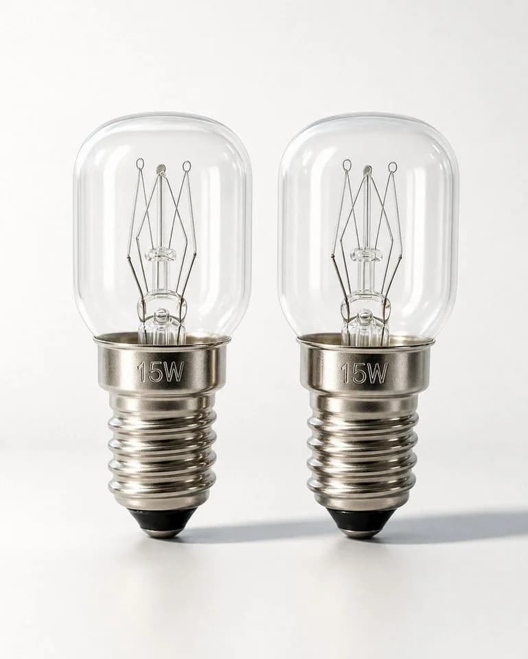VABIONO Backofenlampe E14 15W 2er Pack Warmweiß - Bild 2