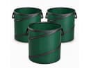 VABIONO Gartensack 3 St. PopUp 130L Schwarz Bild 2