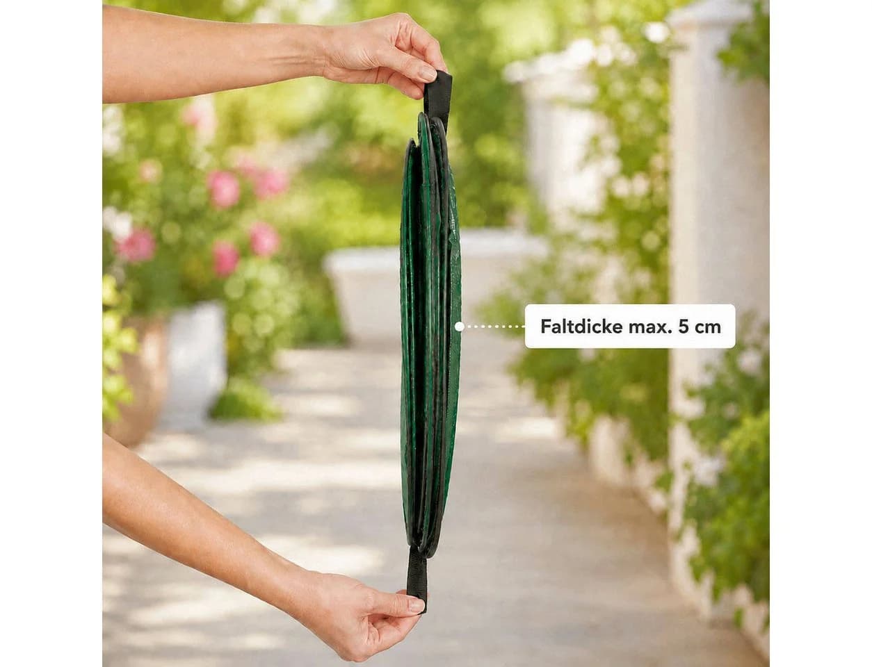 VABIONO Gartensack 3 St. PopUp 130L Schwarz - Bild 4