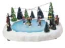 Spetebo LED-Weihnachtsszene Eisbahn mit beweglichen Figuren Bild 2
