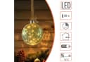 Spetebo LED Glaskugel 14 cm 30 LED Warmweiß Batteriebetrieben Bild 3