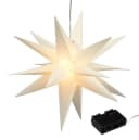 Spetebo LED Weihnachtsstern Deko Leuchte 35cm Timer Warmweiß Bild 4