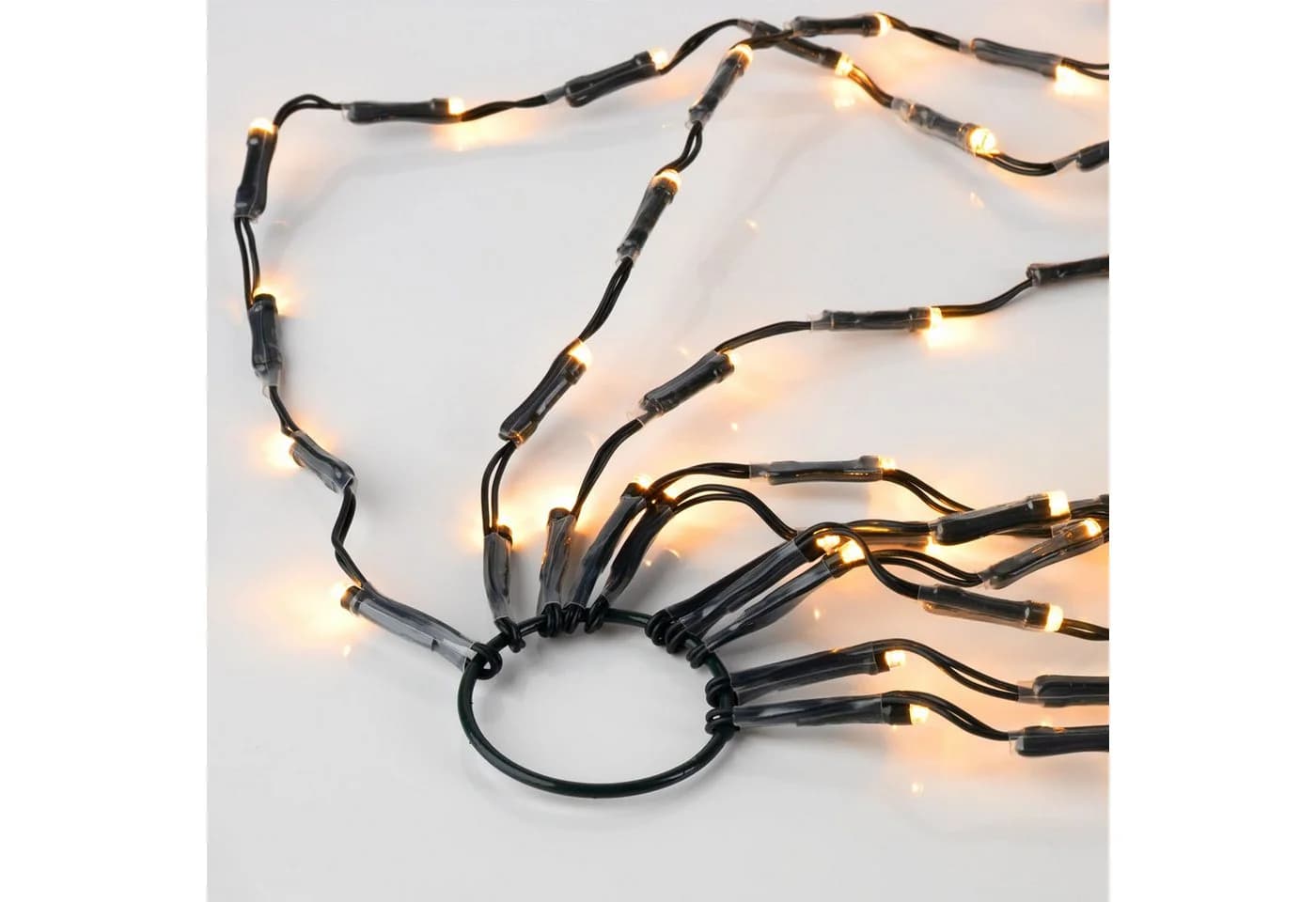 Spetebo LED-Lichternetz 144 LED warm weiß, grün, 120 cm Durchmesser - Bild 3