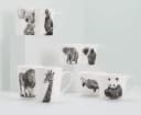 Maxwell & Williams Marini Ferlazzo Tasse Schwarz-Weiß Tiermotiv Keramik Bild 3