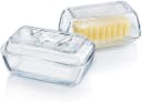 WestCraft Butterdose Kuhglück Glas 250g mit Deckel Bild 3