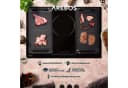 AREBOS Grillplatte Gusseisen Emaille Schwarz Induktionsgrillplatte Bild 3