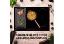 AREBOS Grillplatte Gusseisen Emaille Schwarz Induktionsgrillplatte Bild 5