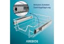 Arebos Teleskopschublade 2er Set Silber Verchromt Bild 3