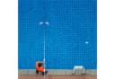 Arebos Poolbürste Bodensaugerbürste Blau-Weiß mit Clip-System Bild 5