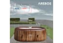 Arebos Whirlpool Aufblasbar 190x120 cm Oval 2 Personen Komplett-Set Bild 4