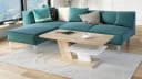 Mazzoni Couchtisch Cliff Sonoma Eiche Weiß Matt Bild 1