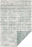 Hanse Home Wendeteppich Biri Creme Grün 120x170 cm Polypropylen Bild 1
