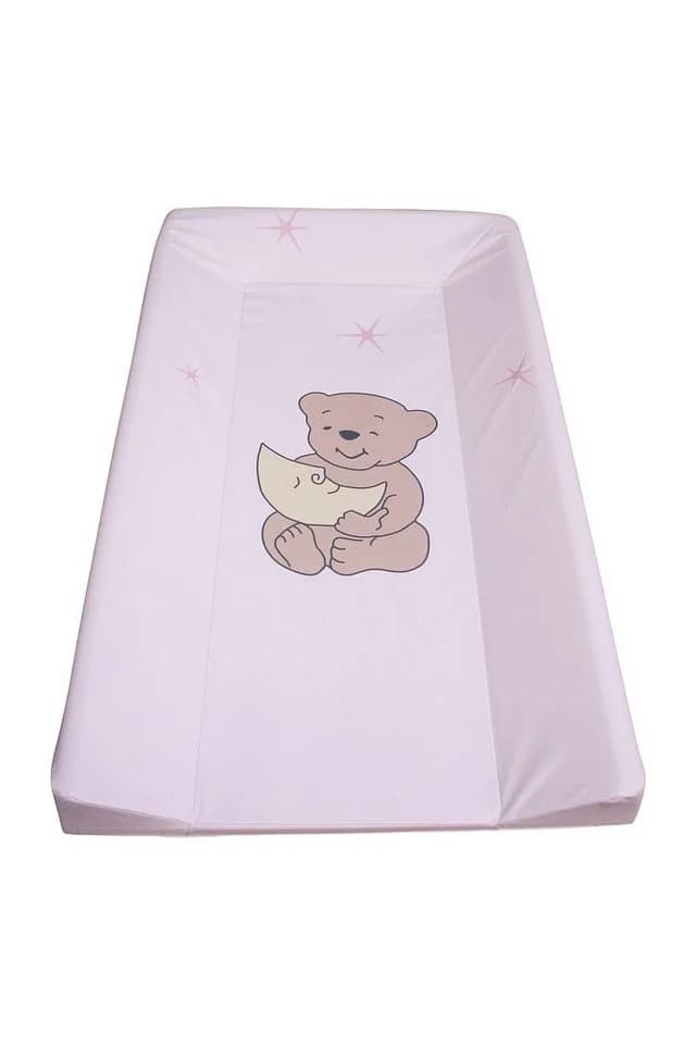 Micoland Wickelbrett Rosa 80x50 cm mit Holzbrett