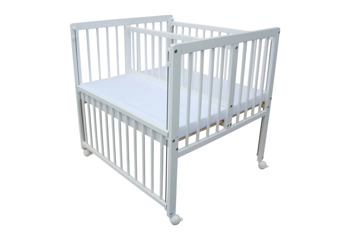 Micoland Beistellbett LUX mit Matratzen und Rollen - Bild 5