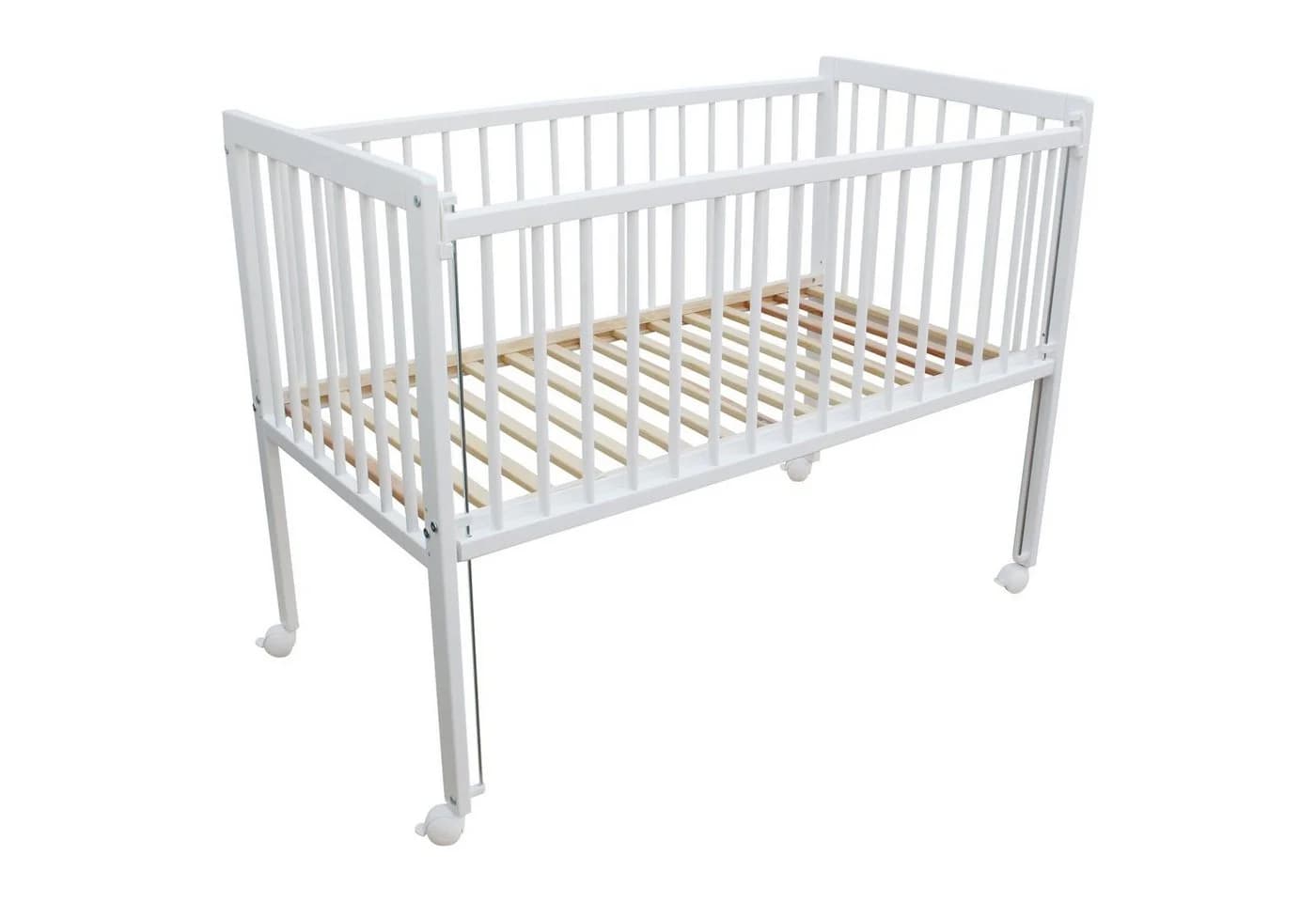 Micoland 3in1 Beistellbett Kinderbett mit Matratze Weiß - Bild 5