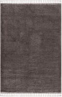 CARPET CITY Hochflor-Teppich Pulpy 100 Grau Uni Bild 3