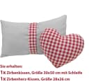 Selfitex Zirbenkissen 2er Set Natur Duftkissen Handgefüllt Bild 1