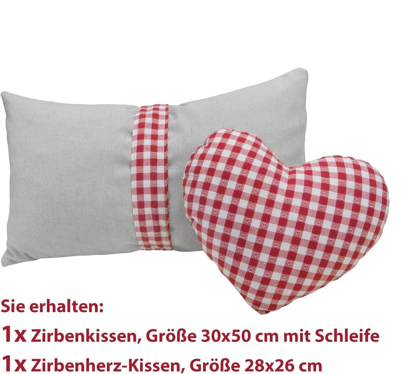 Selfitex Zirbenkissen 2er Set Natur Duftkissen Handgefüllt