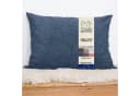 Selfitex Dekokissen Blau mit Füllung für Sofa und Bett Bild 2