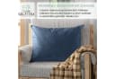 Selfitex Dekokissen Blau mit Füllung für Sofa und Bett Bild 5