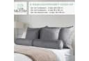 Selfitex Sofakissen 6-tlg. Set Anthrazit Polyester Bild 1