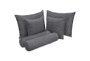 Selfitex Sofakissen 6-tlg. Set Anthrazit Polyester Bild 2
