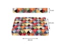 Selfitex Sitzkissen 2er Set 40x40 cm - Bequeme Stuhlkissen mit Baumwollmischung Bild 3