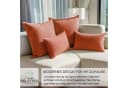 Selfitex Dekokissen 4er Set Cord Terracotta Bild 1