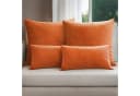 Selfitex Dekokissen 4er Set Cord Terracotta Bild 2