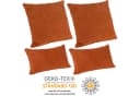 Selfitex Dekokissen 4er Set Cord Terracotta Bild 3