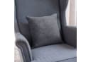 Selfitex Dekokissen 2er Set Anthrazit Strukturpolsterstoff Bild 3