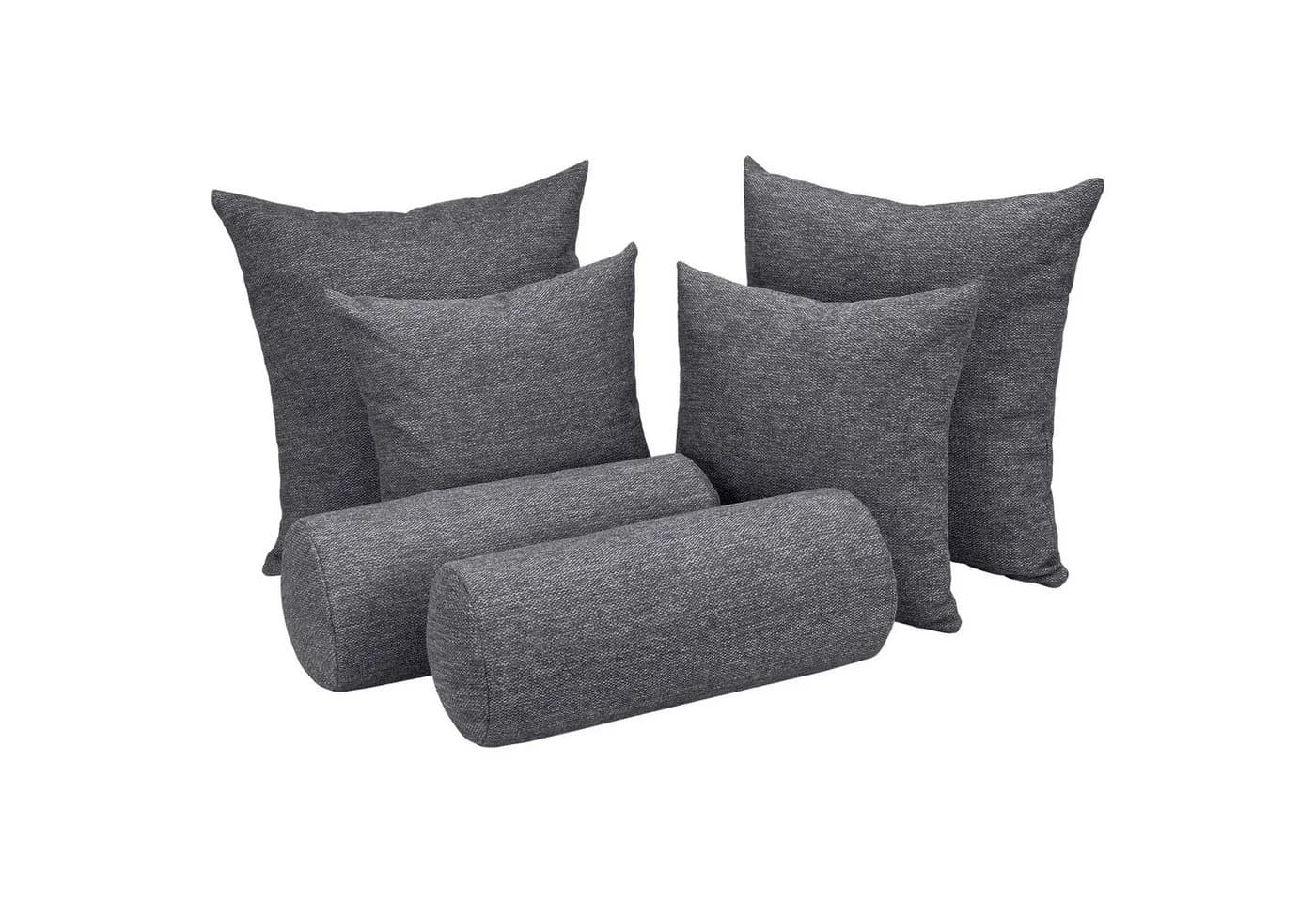 Selfitex Sofakissen 6-tlg. Set Grau Polyester - Bild 2