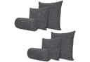 Selfitex Sofakissen 6-tlg. Set Grau Polyester Bild 3