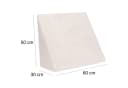 Selfitex Keilkissen Beige Ergonomisch Abnehmbarer Bezug Bild 4