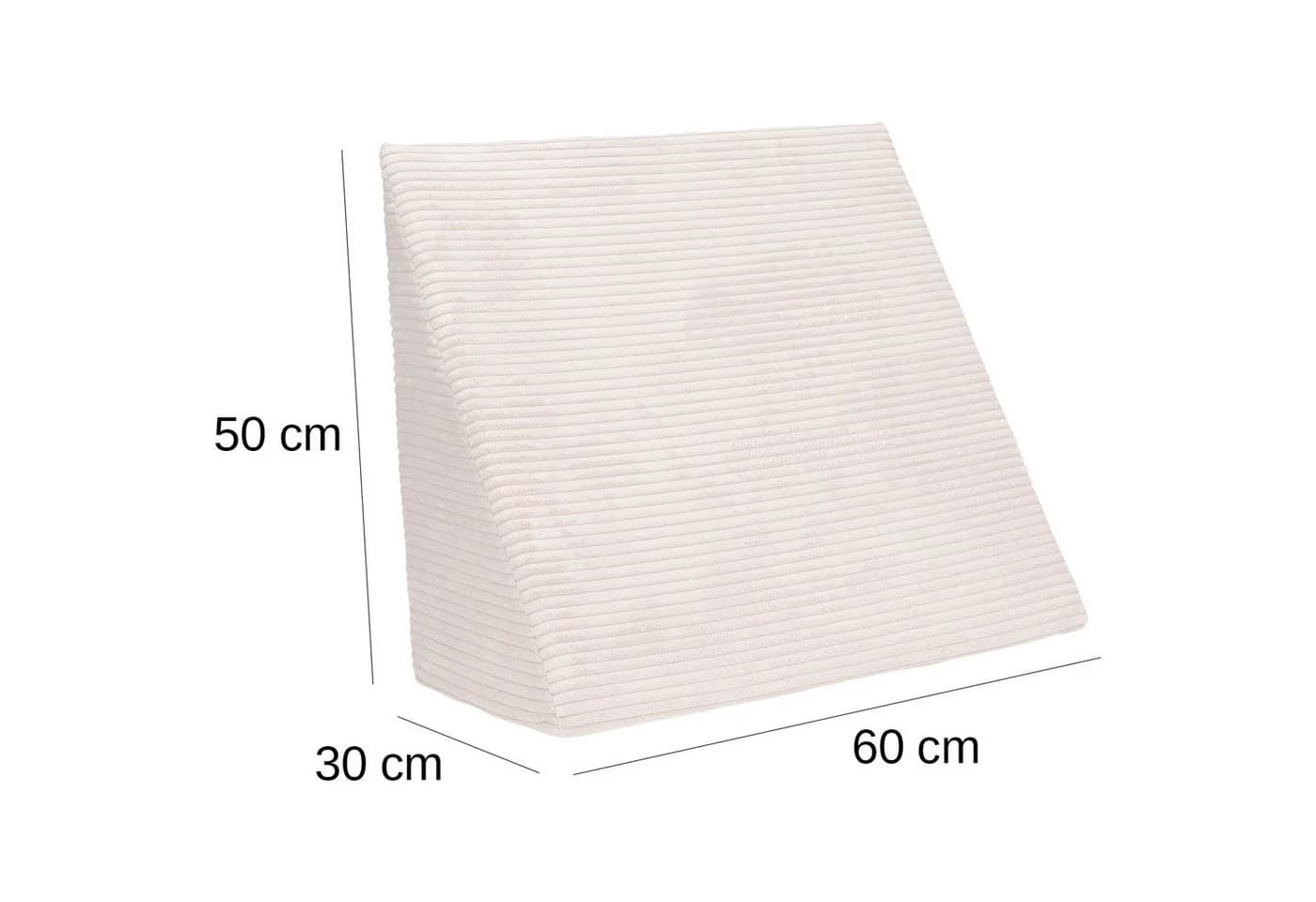 Selfitex Keilkissen Beige Ergonomisch Abnehmbarer Bezug - Bild 4
