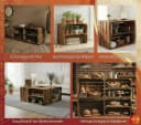 Teramico Holzkiste Obstkisten Regal 4er Set 50 x 40 x 30cm Bild 4
