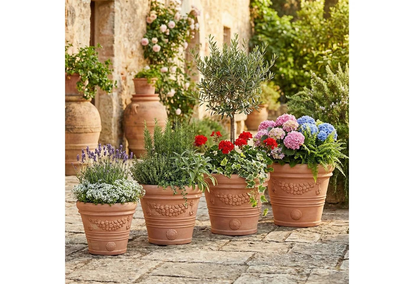 Teramico Blumentopf Festonato Terrakotta Ø 41 cm - Bild 5