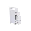 Happy Home Badschrank mit Rollen und Schubladen Weiß Bild 1
