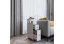 Happy Home Badschrank mit Rollen und Schubladen Weiß Bild 2
