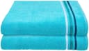 Schieesser Duschtuch Set Türkis 100% Baumwolle Frottier Bild 2
