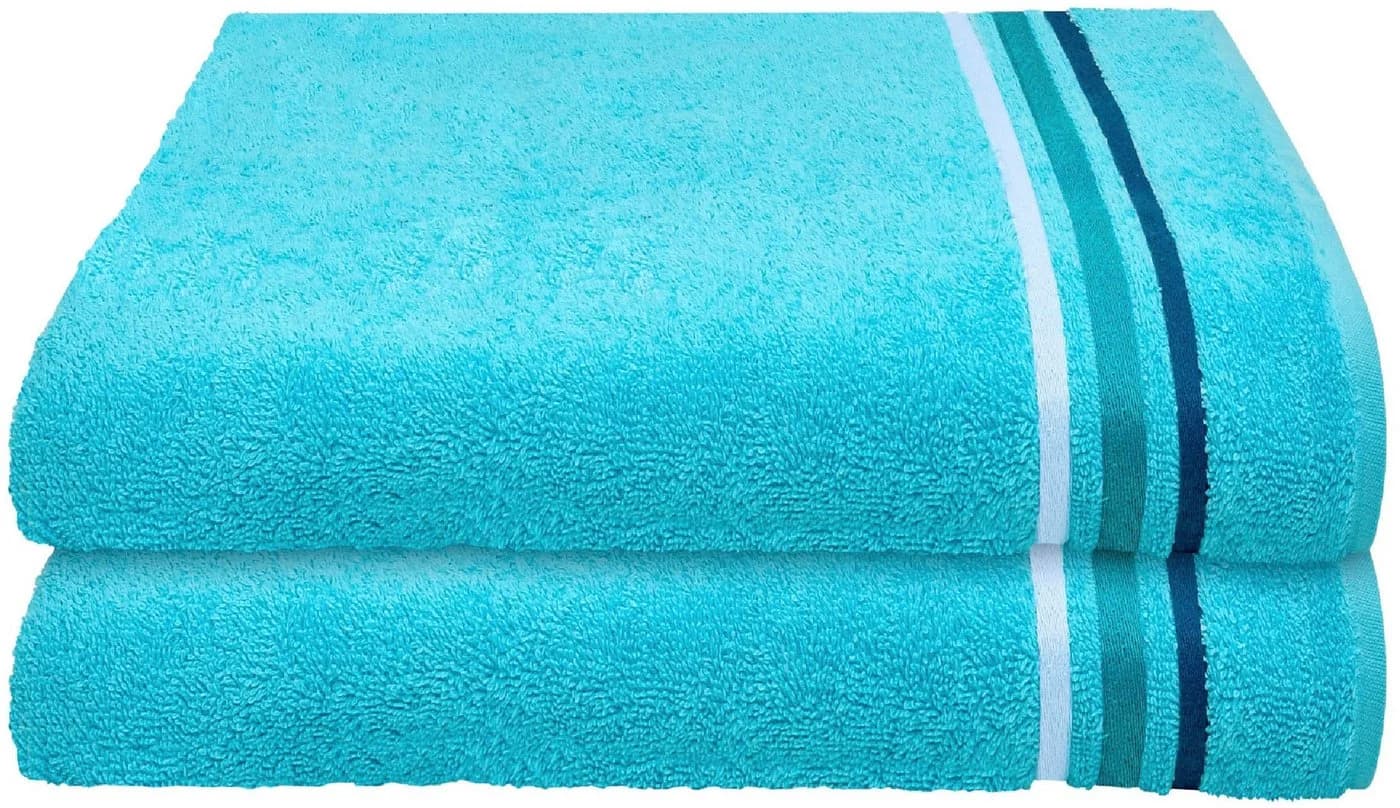 Schieesser Duschtuch Set Türkis 100% Baumwolle Frottier - Bild 2