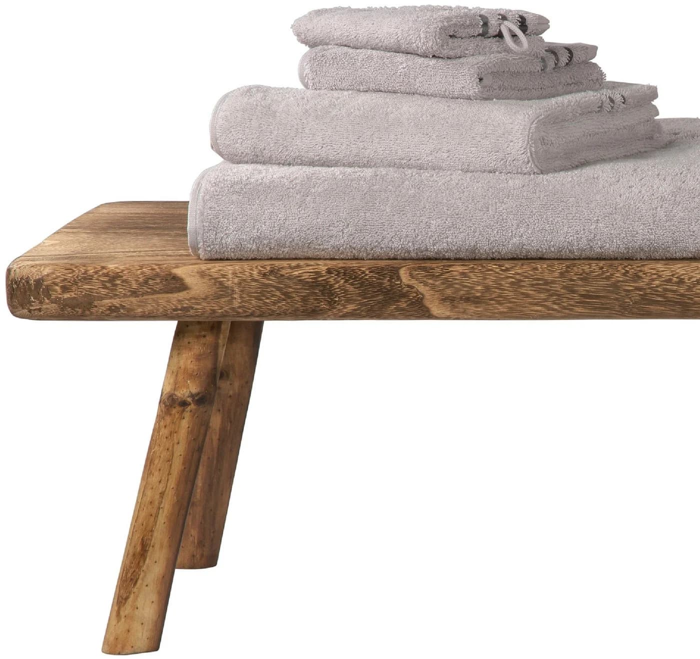 SCHIESSER Handtuch-Set Skyline Color 4-tlg. Hellgrau Frottier