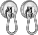 Poppstar Wandhaken Magnet-Karabiner stark, 2er-Set Neodym Bild 2