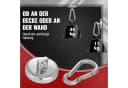 Poppstar Wandhaken Magnet-Karabiner stark, 2er-Set Neodym Bild 3
